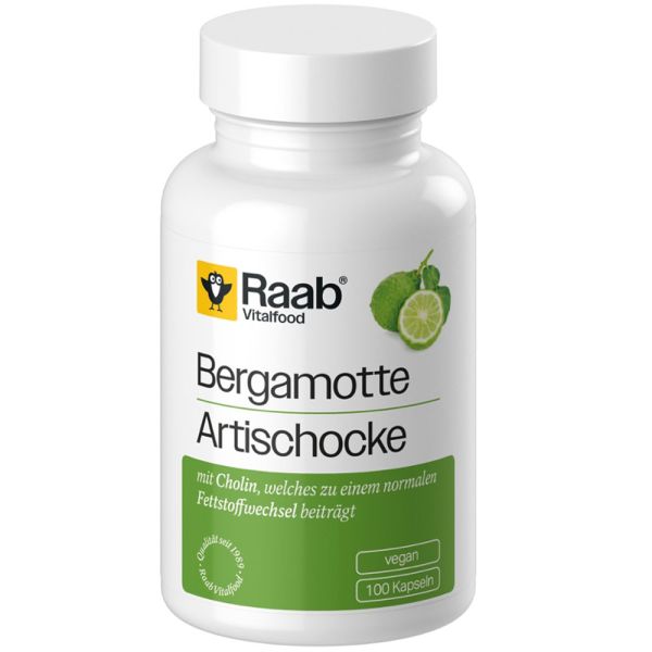 Raab Vitalfood Bergamotte Artischocke Kapsel