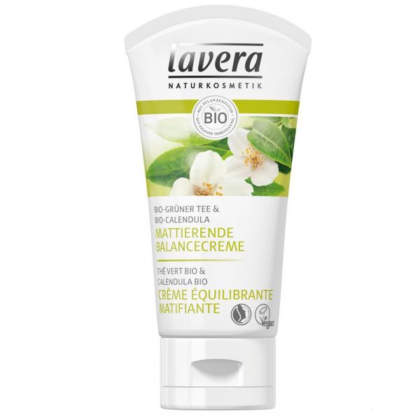 Lavera Mattierende Balancecreme grüter Tee