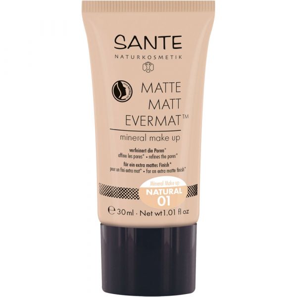 Sante MATTE MATT EVERMAT mineral make up 01 natural