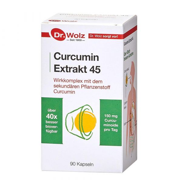 Dr. Wolz Curcumin Extrakt 45 Dr. Wolz Curcumin Extrakt 45