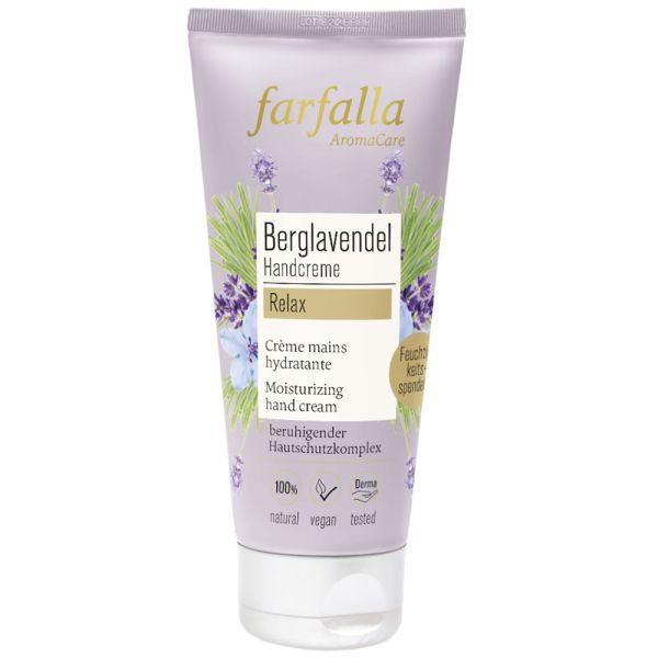 Farfalla Berglavendel Relax Schön entspannt Handcreme