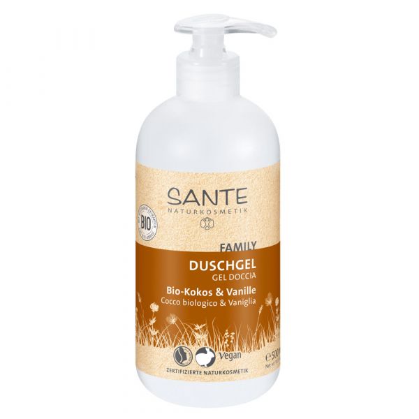 Sante Duschgel Bio-Kokos & Vanille 500ml Sante Duschgel Bio-Kokos & Vanille 500ml