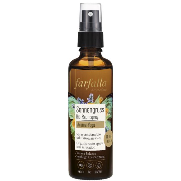 Farfalla Aroma-Yoga Benzoe Sonnengruss Bio-Raumspray