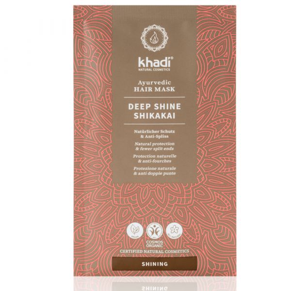 Khadi Deep Shine Shikakai Haar Maske