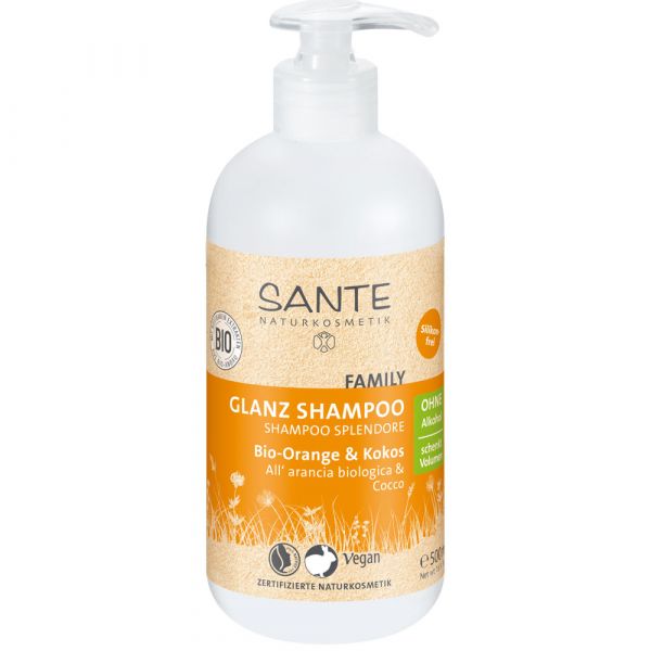 Sante Glanz Shampoo Bio-Orange & Kokos 500ml