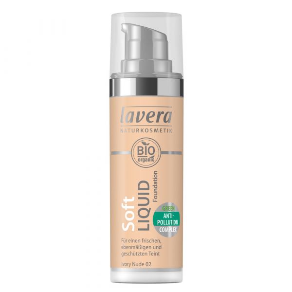 Lavera SOFT LIQUID FOUNDATION Nude 02