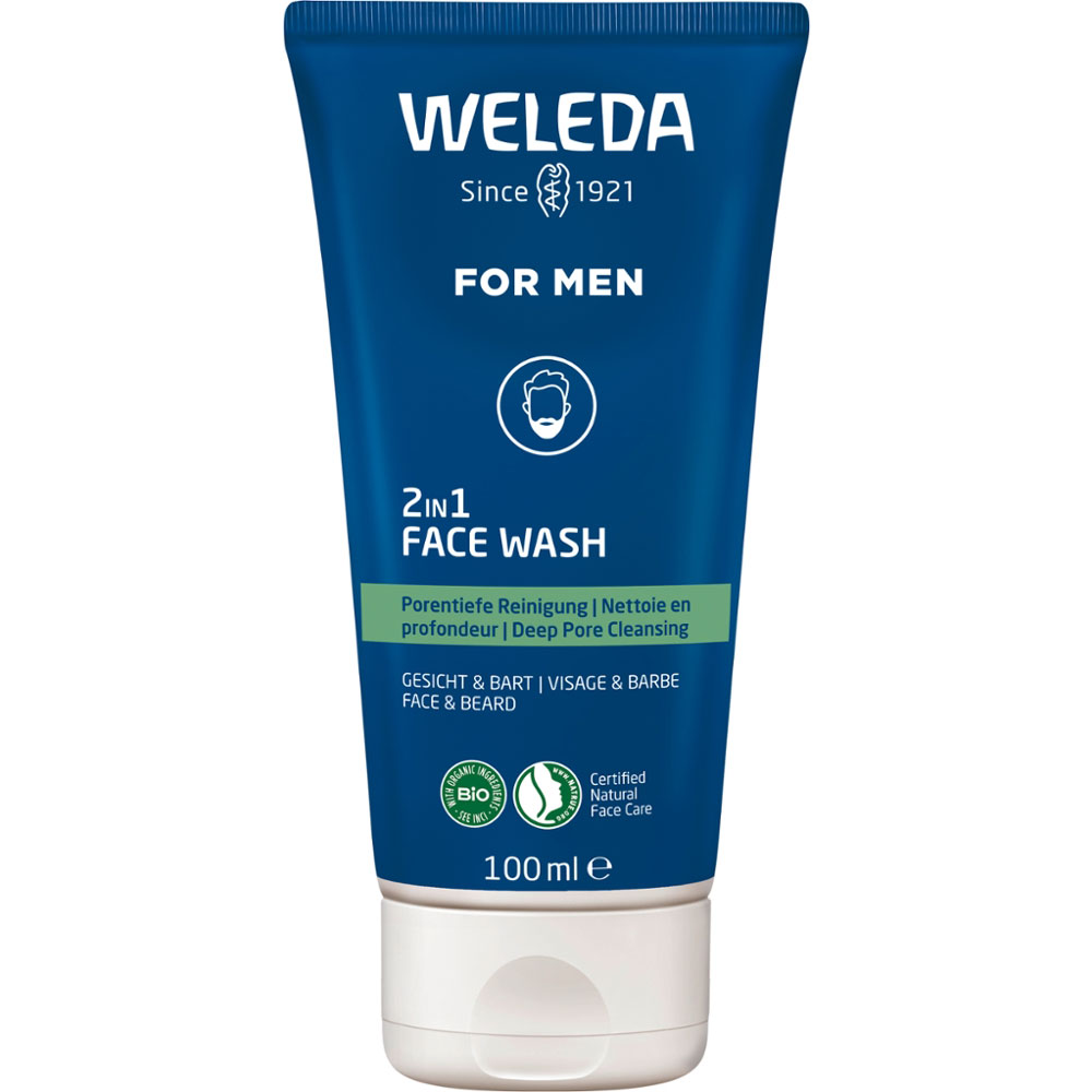 WELEDA FOR MEN 2in1 Face Wash 100 ml - Nettoyage du visage