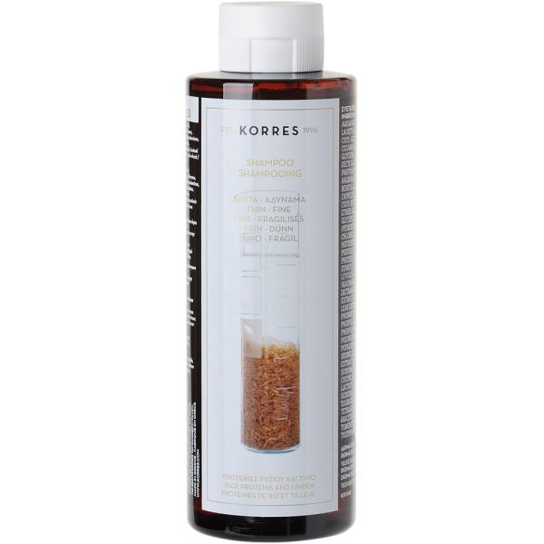 Korres Rice Proteins & Linden Shampoo für feines Haar
