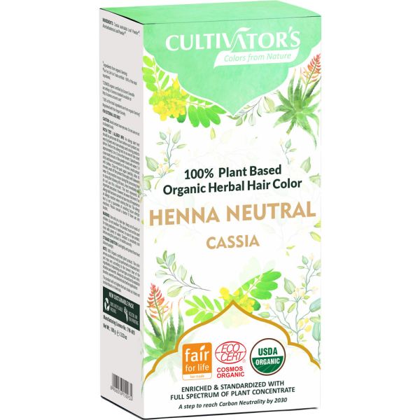 Cultivators Organische Pflanzenhaarfarbe Neutral Henna