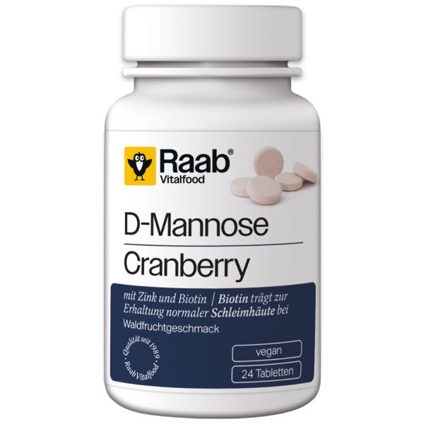 Raab Vitalfood D-Mannose Cranberry Tabletten