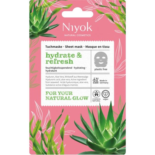 Niyok Tuchmaske hydrate & refresh