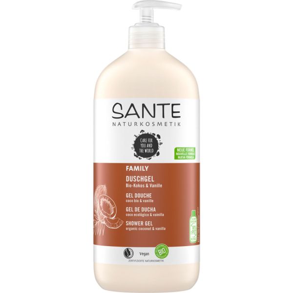 Sante FAMILY Duschgel Bio-Kokos & Vanille 950ml