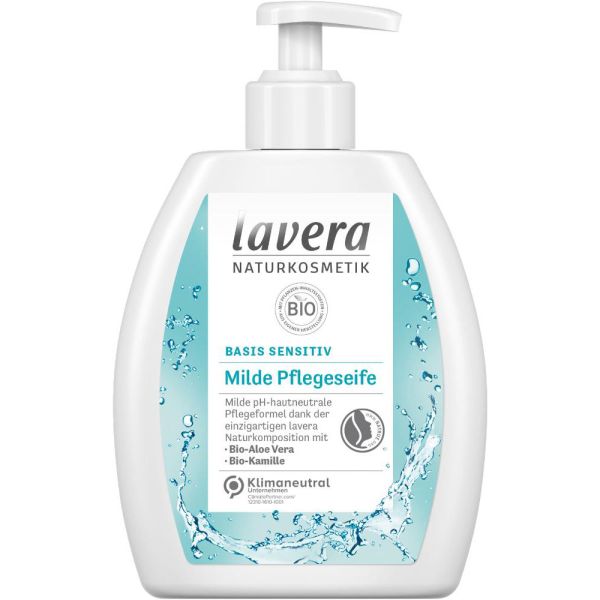 Lavera basis sensitiv MILDE PFLEGESEIFE Bio-Aloe Vera & Bio-Kamille 250ml