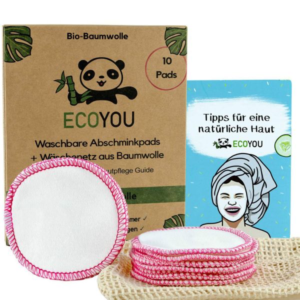 ECOYOU Abschminkpads ECOYOU Pink ECOYOU Abschminkpads ECOYOU Pink