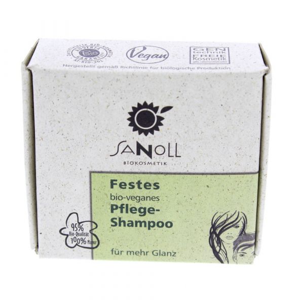 Sanoll Festes bio veganes Pflege Shampoo