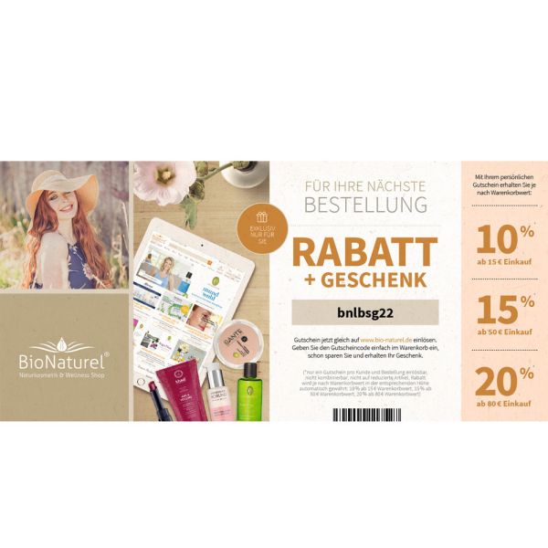 BioNaturel Neukunden Flyer