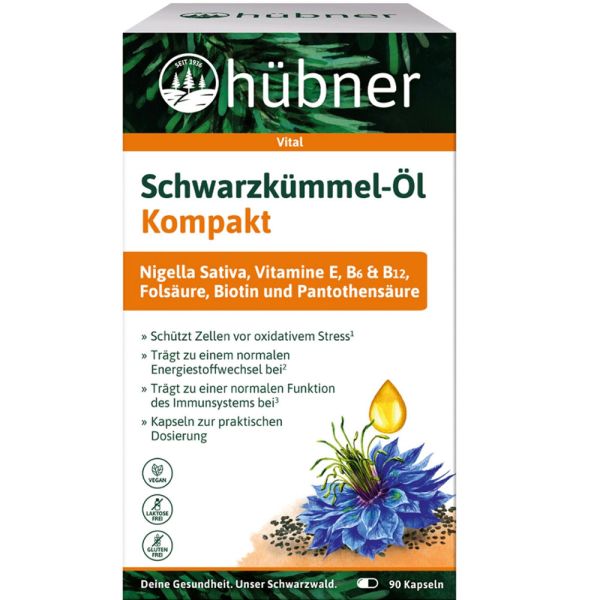 hübner® Schwarzkümmel-Öl Kompakt 90 Stück