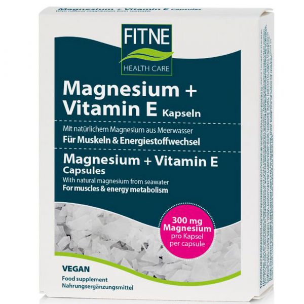 Fitne Magnesium + Vitamin E Kapseln