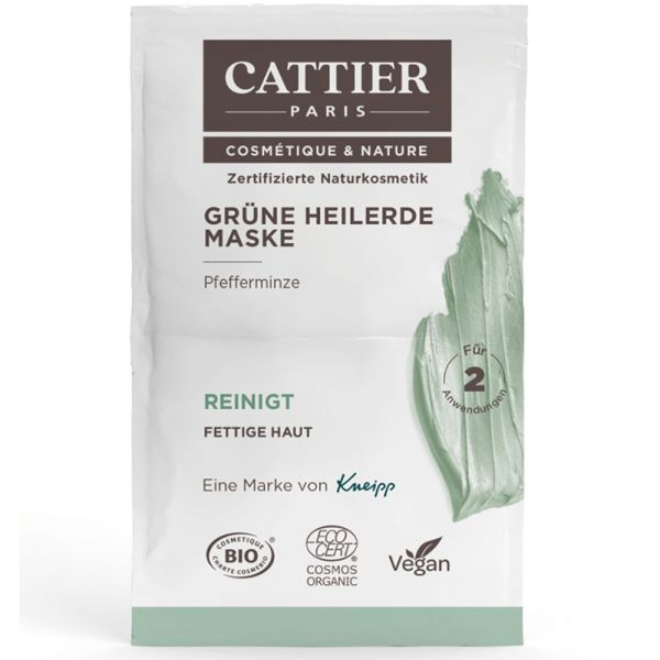 Cattier Sachet Grüne Heilerde Maske Cattier Sachet Grüne Heilerde Maske