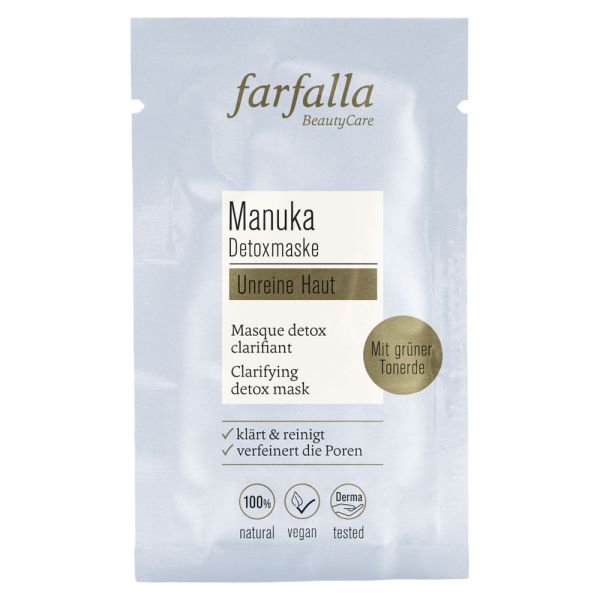 Farfalla Manuka Unreine Haut klärende Detoxmaske 7ml