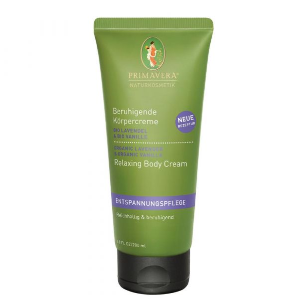 Primavera Beruhigende Körpercreme Lavendel Vanille 200ml Primavera Beruhigende Körpercreme Lavendel Vanille 200ml