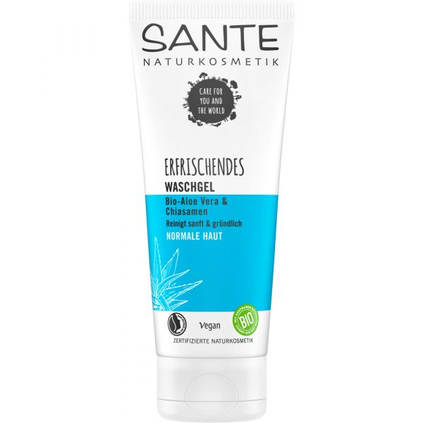 Sante Erfrischendes Waschgel Bio-Aloe Vera & Chiasamen