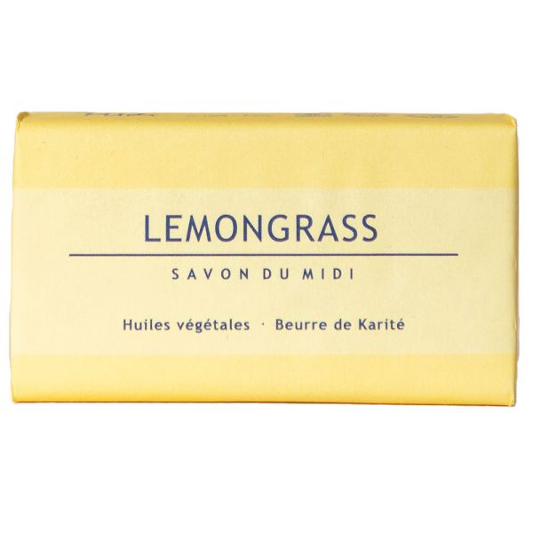 Savon Du Midi Lemongrass Karité-Seife Papierverpackung