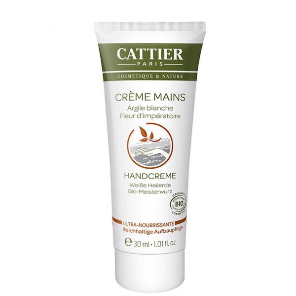 Cattier Handcreme Heilerde reichhaltig 30ml
