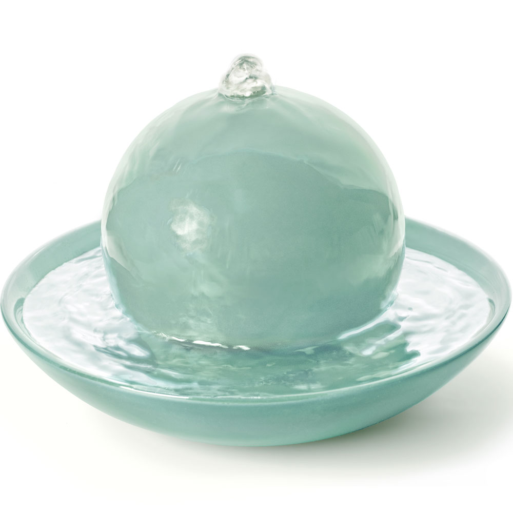 Primavera Fontaine à parfum Rondo Eisgrün glänzend