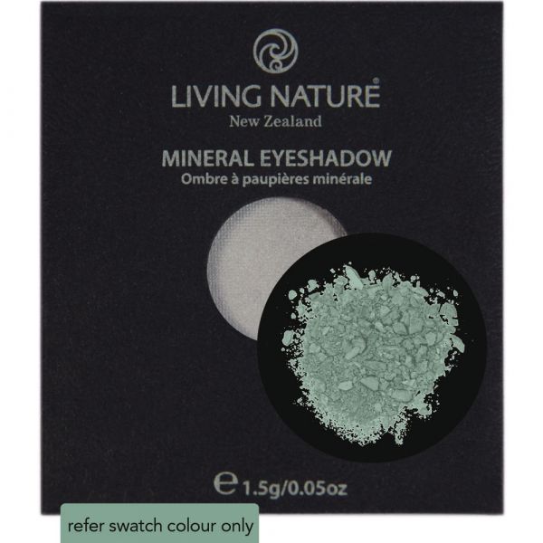 Living Nature Eye Shadow Greenstone schimmerndes smaragdgrün