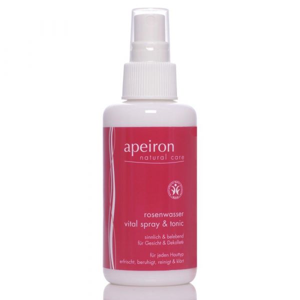 Apeiron Rosenwasser Vital Spray & Tonic 100ml Apeiron Rosenwasser Vital Spray & Tonic 100ml