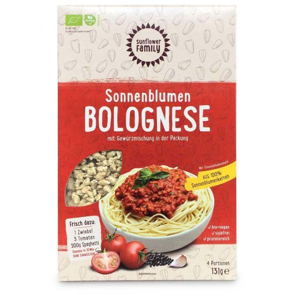 Sunflower Family Sonnenblumen Bolognese bio mit Gewürzmischung