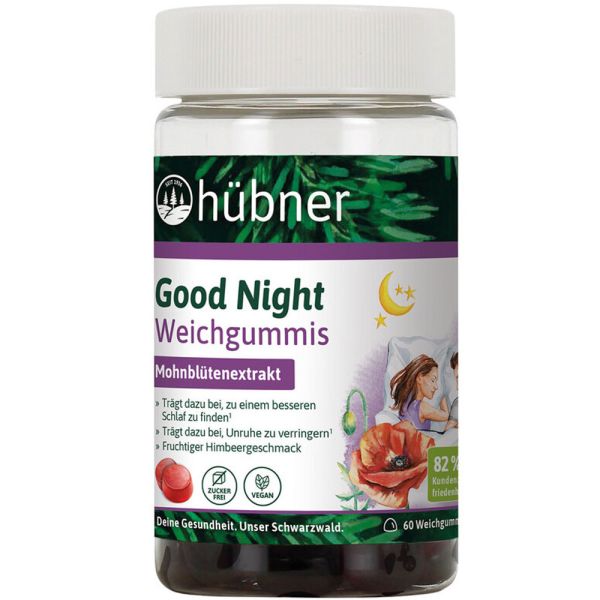 hübner® Good Night Weichgummis 60 Stück hübner® Good Night Weichgummis 60 Stück