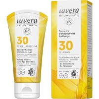 Lavera CREMA SOLARE SENSIBILE ANTI-AGE SPF 30 Girasole biologico e cocco biologico