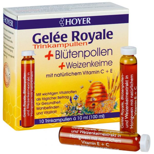 Hoyer Geleé Royale+Blütenpollen Kur