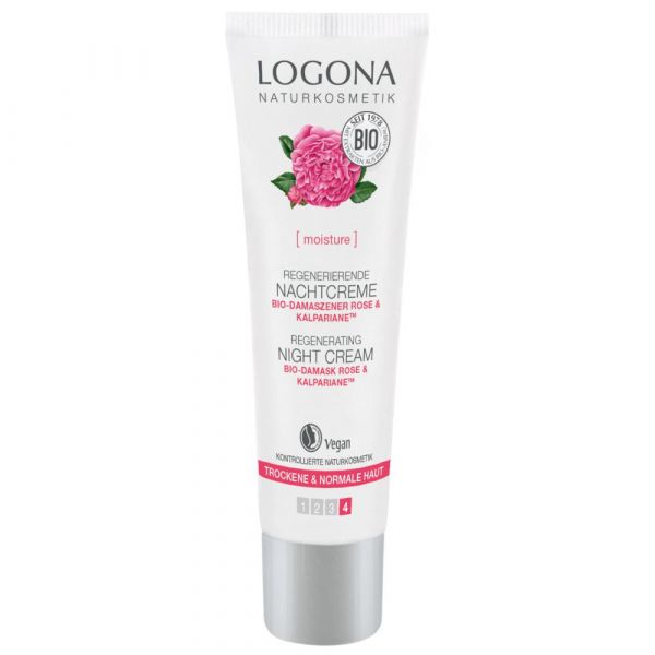 Logona regenerierende Nachtcreme Bio-Damaszener Rose & Kalpariane Logona regenerierende Nachtcreme Bio-Damaszener Rose & Kalpariane
