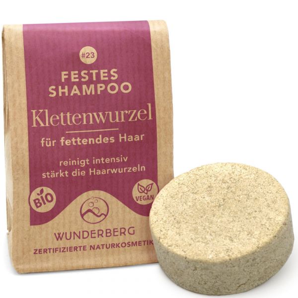 Wunderberg Festes Shampoo Klettenwurzel