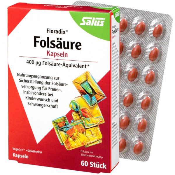 Salus Folsäure-Kapseln-VegaGels Salus Folsäure-Kapseln-VegaGels