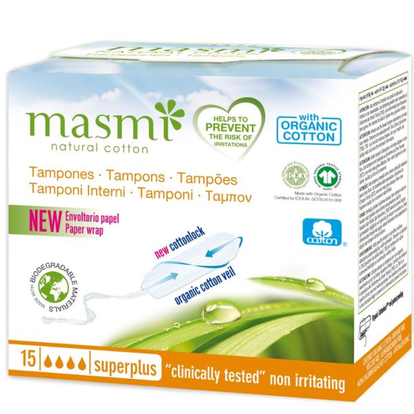 Masmi Bio Tampons Super Plus Masmi Bio Tampons Super Plus