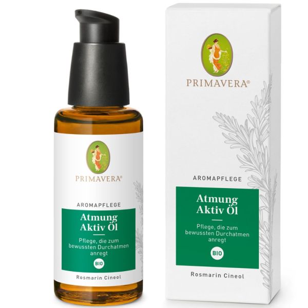 Primavera Aromapflege Atmung Aktiv Öl bio Primavera Aromapflege Atmung Aktiv Öl bio