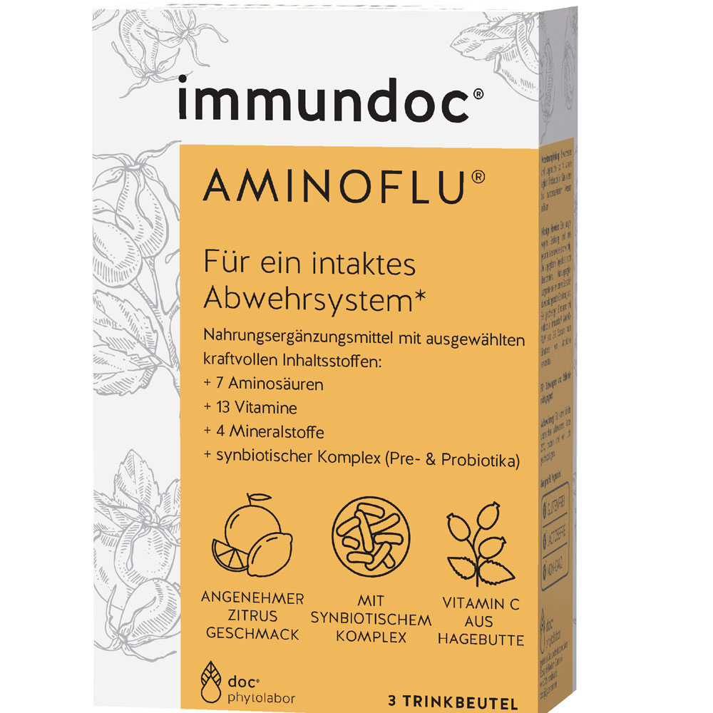 doc phytolabor immundoc AMINOFLU Sachet à boire 36,45g 36.45 g - Complément alimentaire