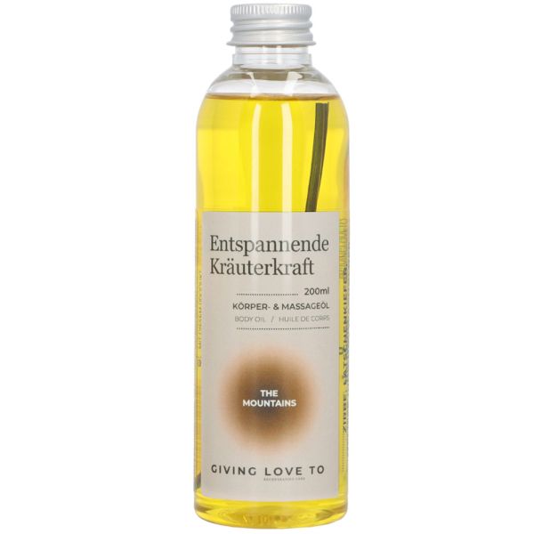Giving Love To Pflege-Körper und Massageöl Mountains 200ml