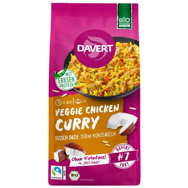 Davert Veggie Chicken Curry