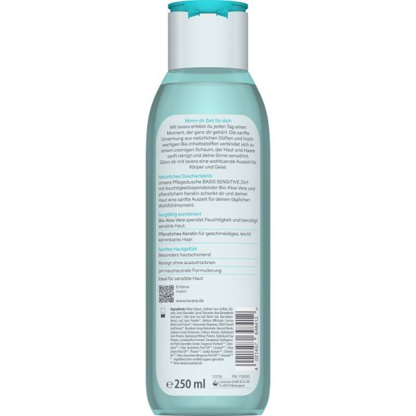 Lavera basis sensitiv Pflegedusche 2in1 250ml