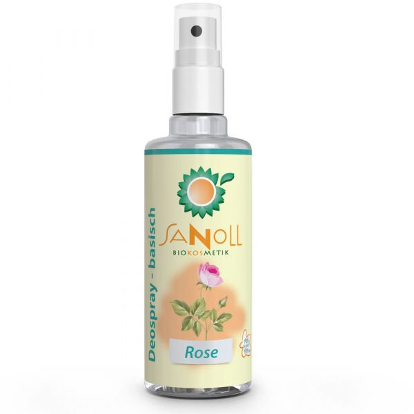 Sanoll Deo basisch Rose 100ml