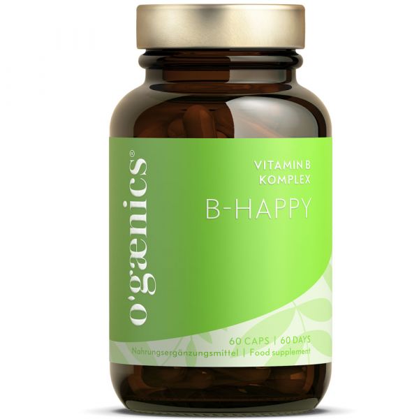 Ogaenics B HAPPY VITAMIN B-KOMPLEX 60 Kapseln