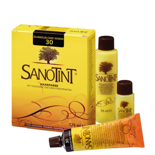 SANOTINT® Haarfarbe Dunkelblond Warm Nr. 30