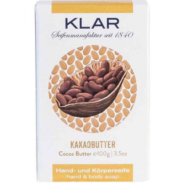 Klar Kakaobutterseife Klar Kakaobutterseife