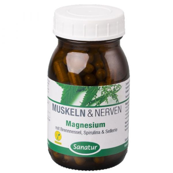 Sanatur Muskeln und Nerven Magnesium Kapseln Sanatur Muskeln und Nerven Magnesium Kapseln