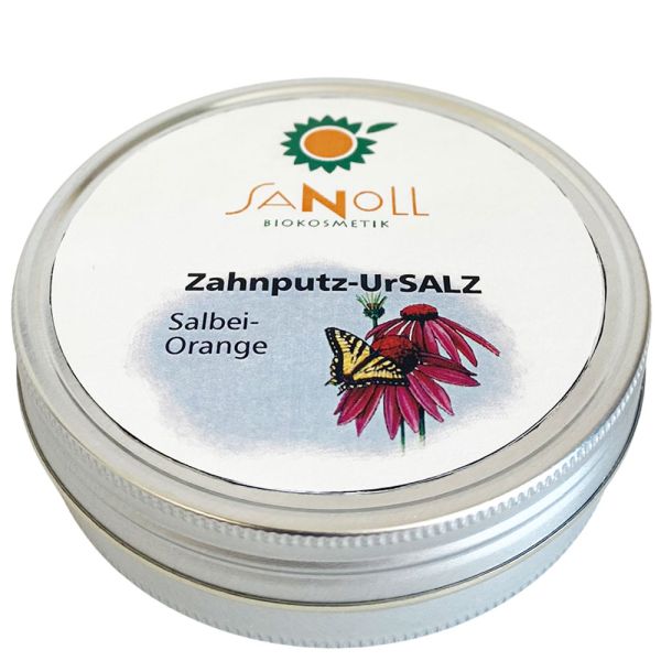 Sanoll Zahnputz-UrSALZ Salbei-Orange